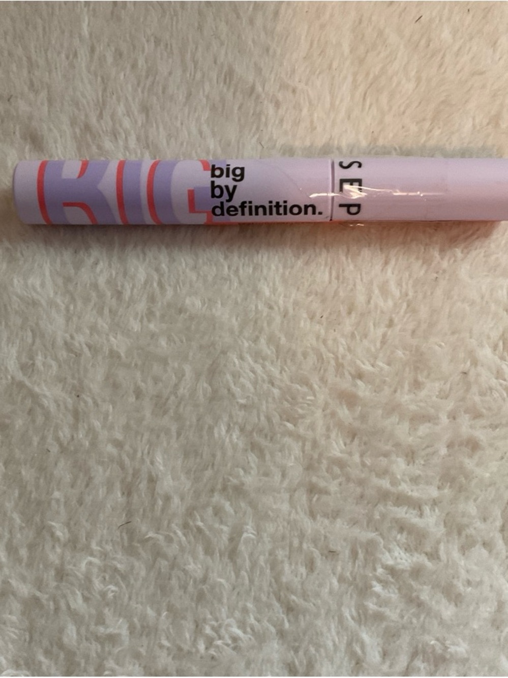 Sephora Big by Definition Mascara - Light Pink Tube with Coral Accents